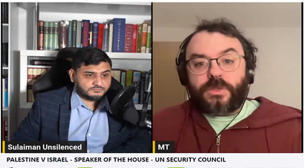 PALESTINE V ISRAEL – SPEAKER OF THE HOUSE – UN SECURITY COUNCIL